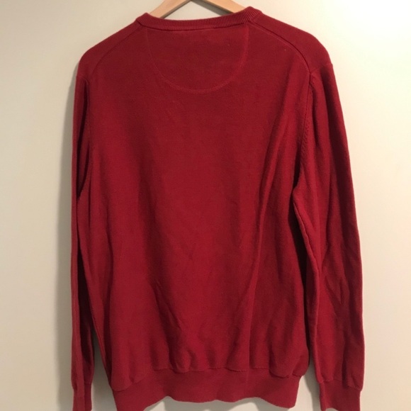 EUC Lachland British Inspired Red Cotton Sweater - Picture 8 of 8